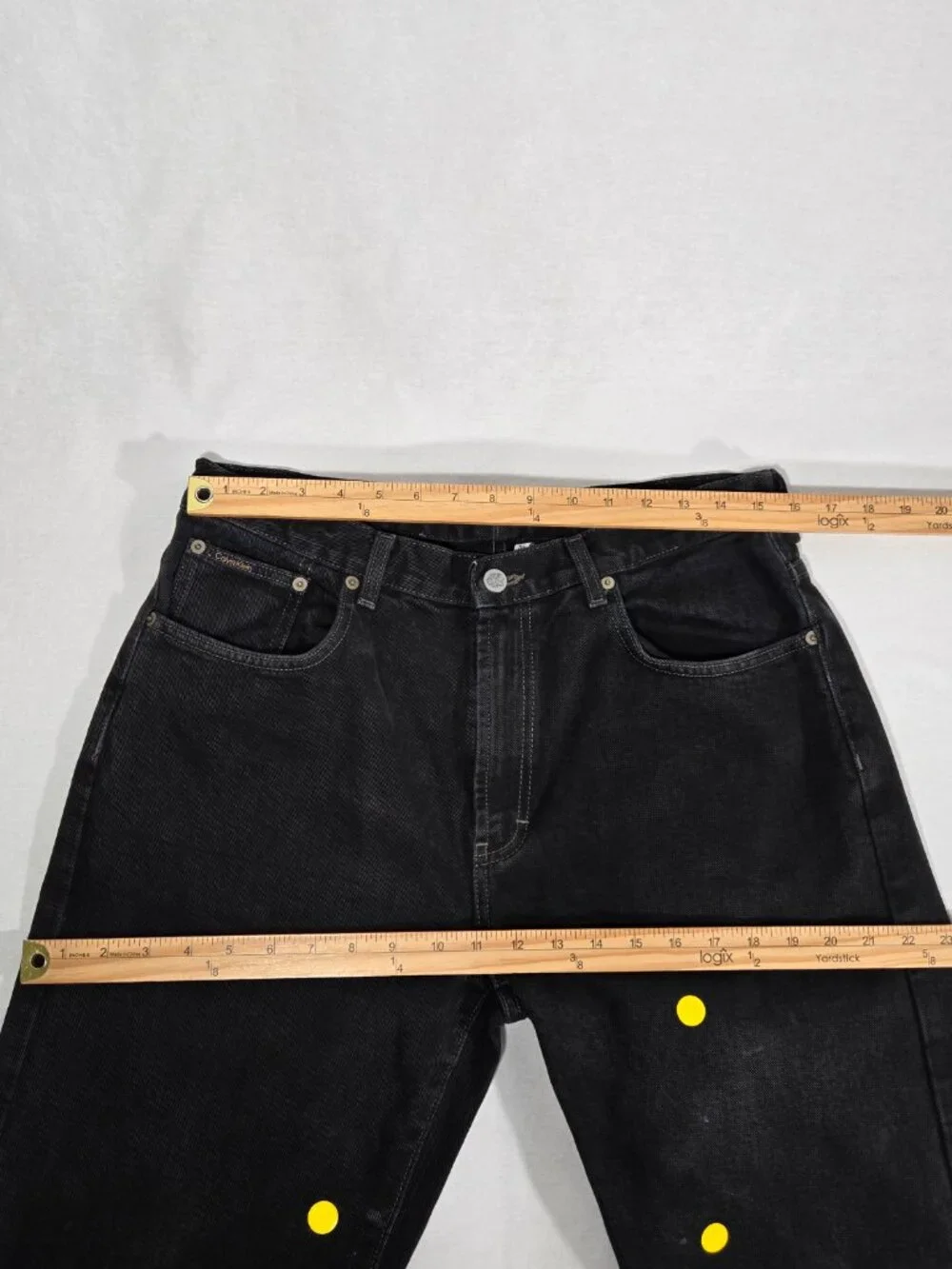 U.S.A Vintage Y2K 90s CALVIN KLEIN Black Embroidery 